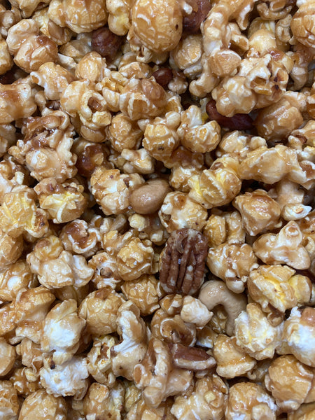 Nutty Caramel-Caramel with Pistachios, Hazelnuts, Almonds, Pecans & Cashews
